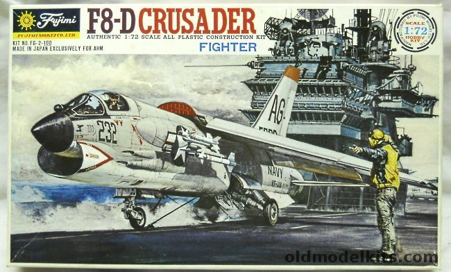 Fujimi 1/70 F8-D Crusader (F-8) - US Navy or Marines, FG2-100 plastic model kit